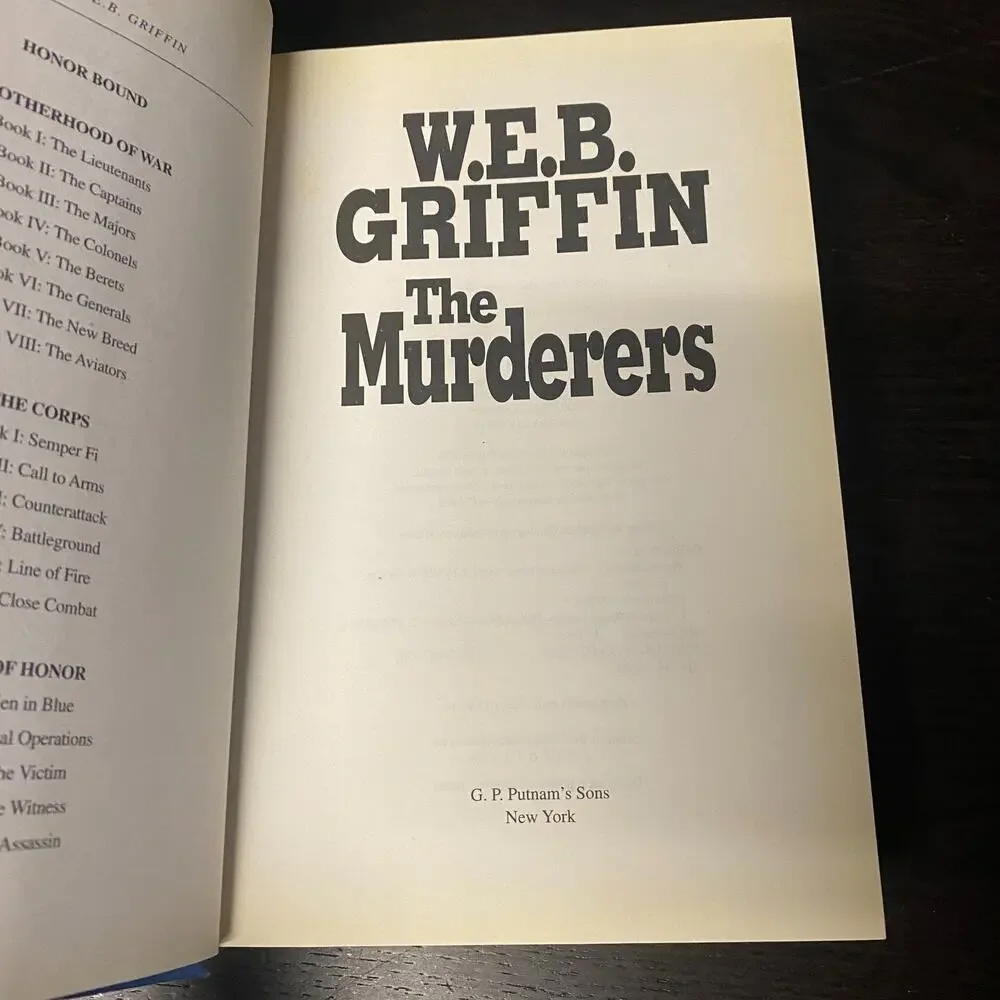Murderers by W. E. B. Griffin (1995, Hardcover)